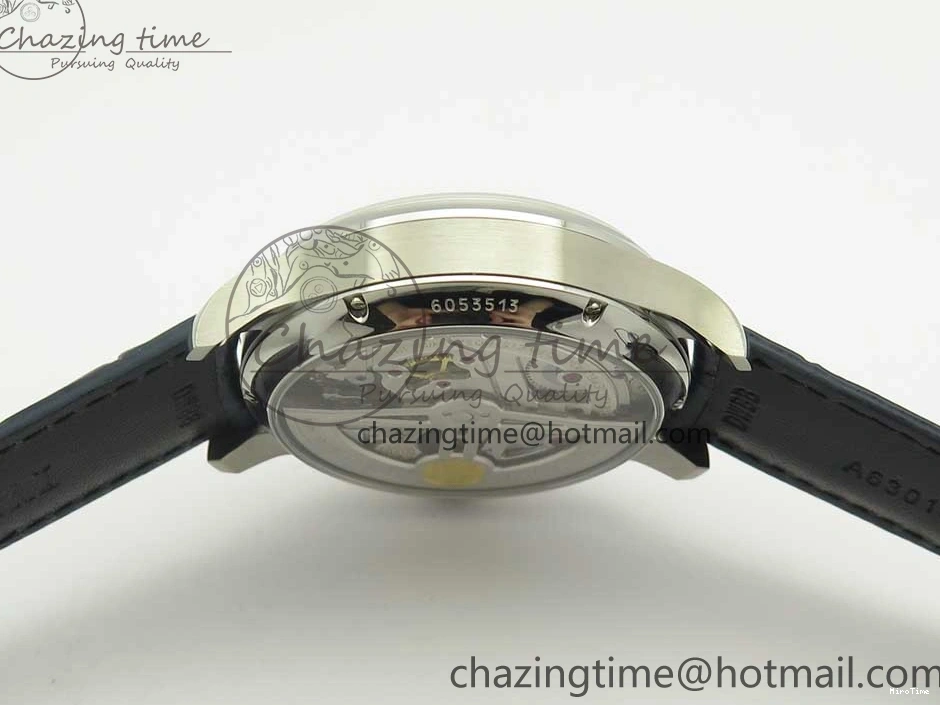 MIROTIME 1219 Affordable Portuguese Real PR Real Annual Calendar IW5035 ZF 1:1 Best Edition White Dial Blue Markers on Blue Leather Strap A 7143